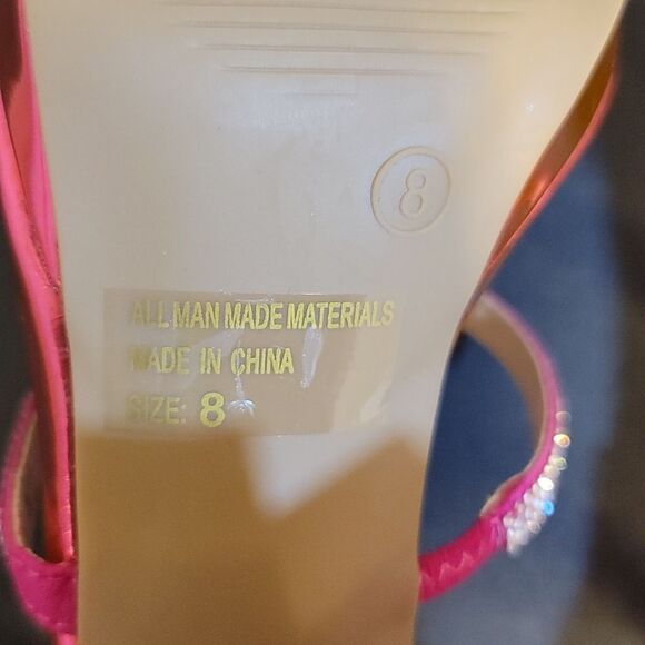 BRAND NEW WILD DIVA LOUNGS RHINESTONES EMBELLISHMENTS SANDAL G1 - Picture 13 of 15